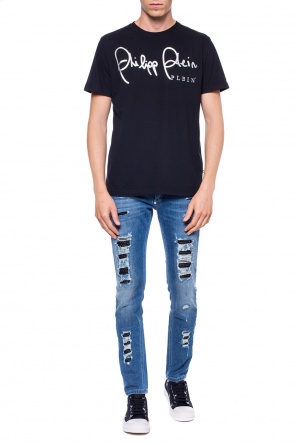 T-shirt with logo, zdjęcie 2 T-shirt with logo od Philipp Plein